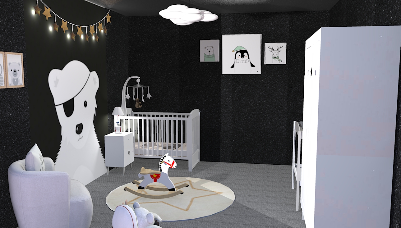 Chambre enfant visuel 3D